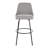 Studded Marcel 30" Fixed-Height Barstool With Metal Legs & Round Footrest - Set Of  2-109575405