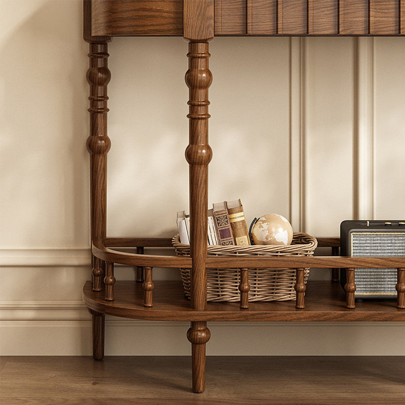 Armoire d'entrée américaine de style rétro, Brown