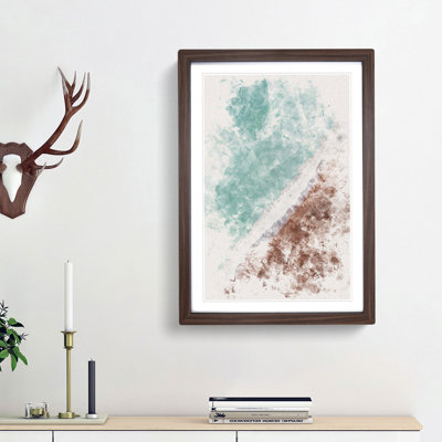 View of Brighton Beach - Picture Frame Graphic Art