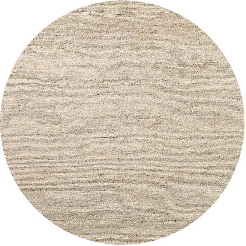 Tapis beige Collinward, Rond 7 pi