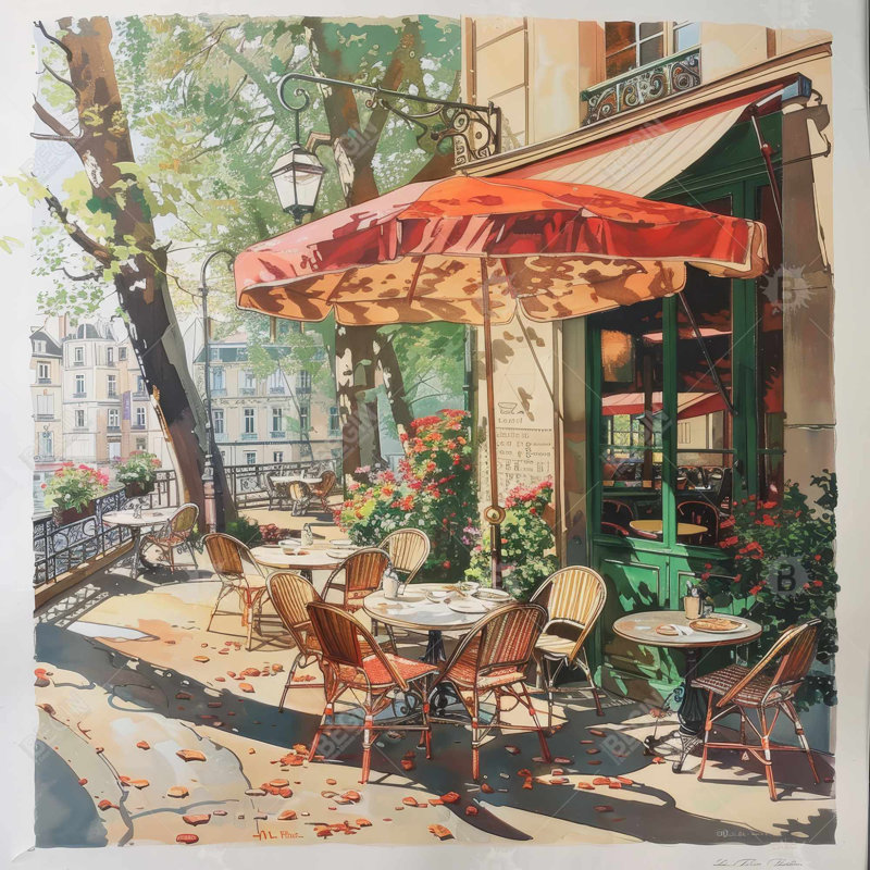 Sunshade - 32"x32" art on canvas