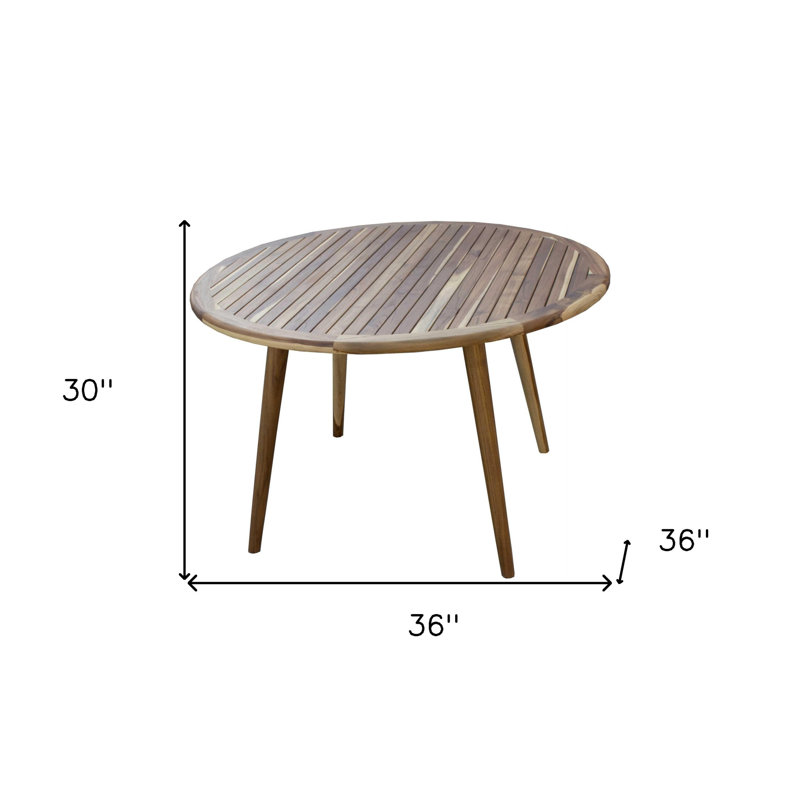 Table de salle à manger Perodine, Brun