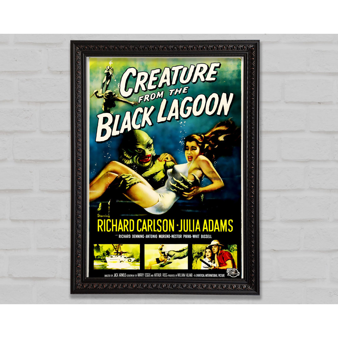 Creature From The Silver Lagoon - Einzelner Bilderrahmen Kunstdrucke