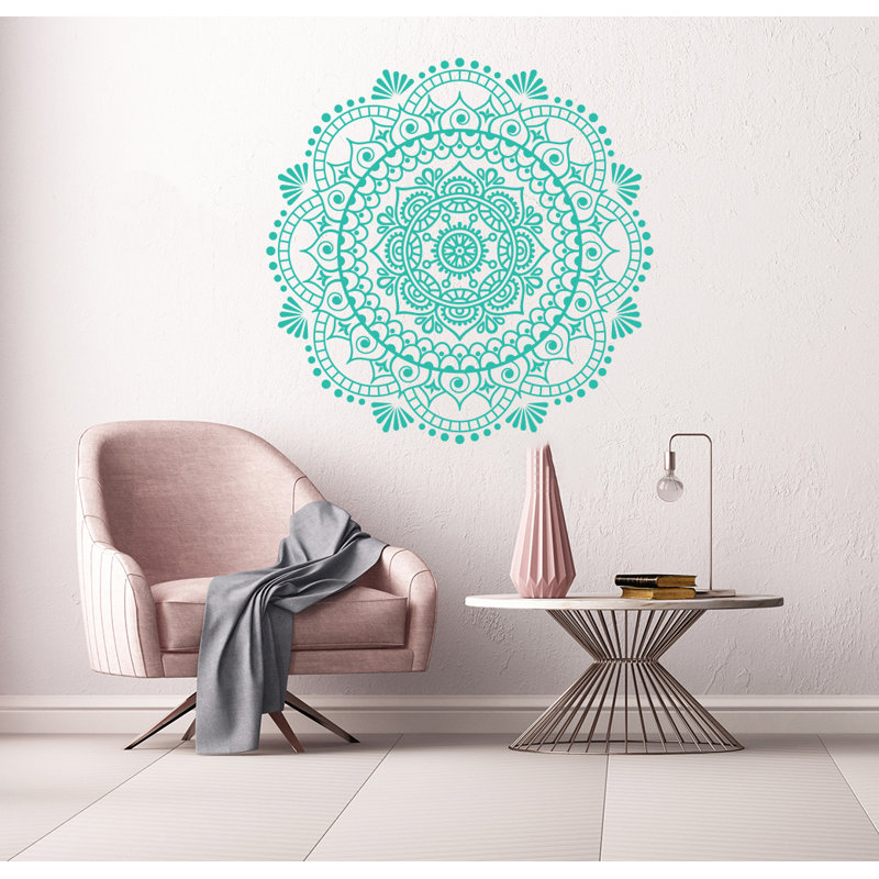 Adhésif décoratif Mandala Namaste Boho, Menthe