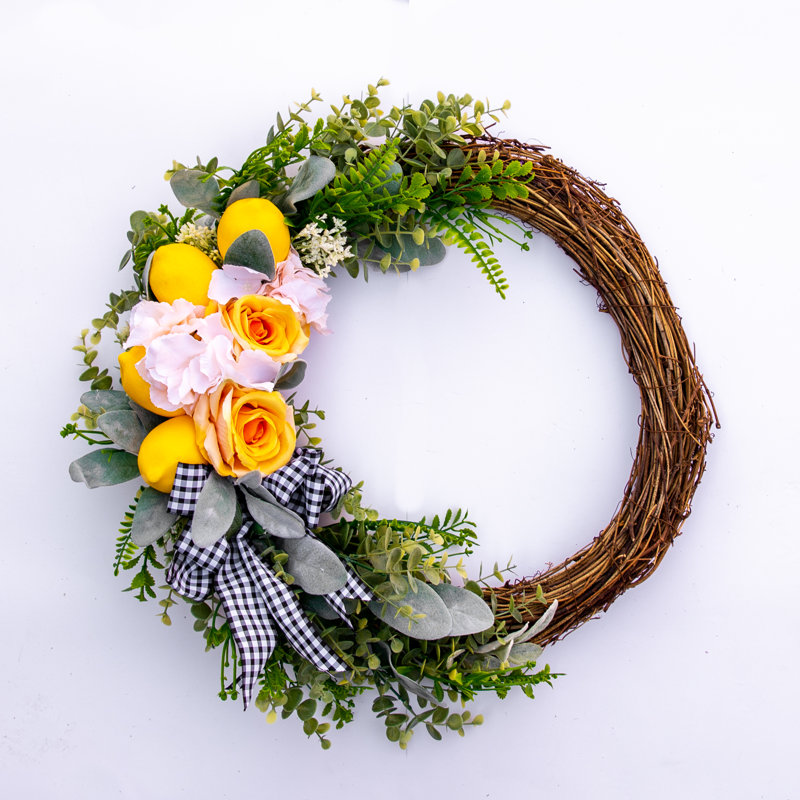 Handcrafted Faux 19'' Wreath