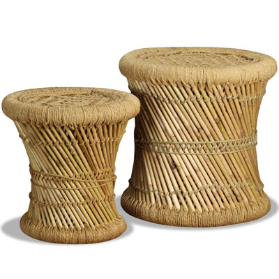 Dara Metal and Solid Wood Accent Stool