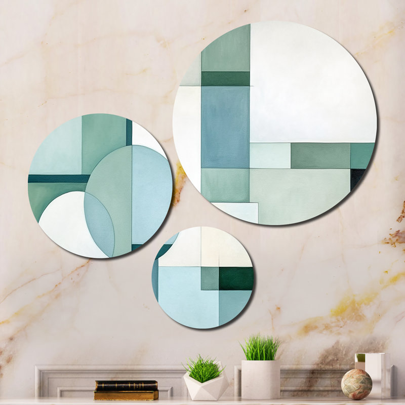 Abstract Wall Decor on Metal