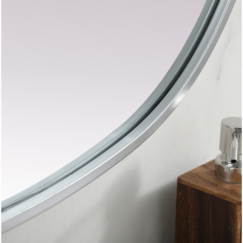 Miroir mural Sabine, Argent, 36 po x 30 po