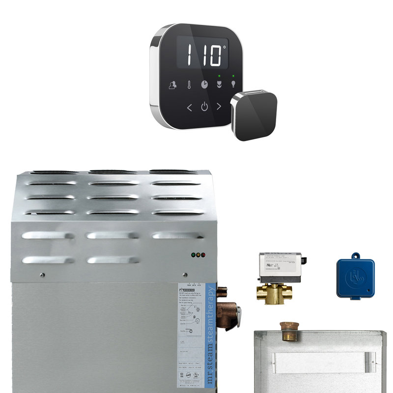 Ensemble de générateur de vapeur E-Series 15kw, Noir