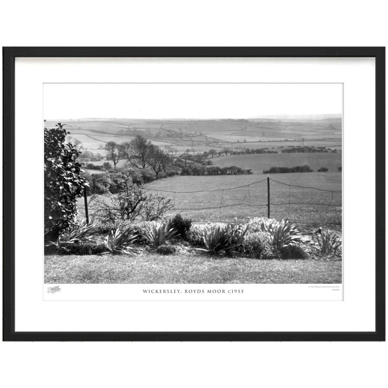 Wickersley, Royds Moor C1955 by Francis Frith - Single Picture Frame Print, 40cm H x 50cm W x 2.3cm D