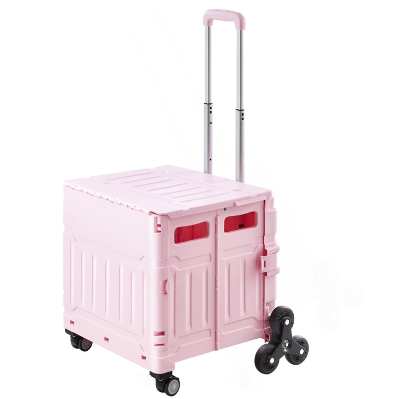 Caisse pliable avec roues d'escalade pliable 65L