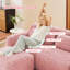 Canapés ergonomiques moelleux, rose, style moderne pour le bureau