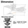 Modern 3-Blade Flush Mount Ceiling Fan with Light and Remote Control