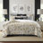 Bronte Gold Cotton Comforter Set-110401175