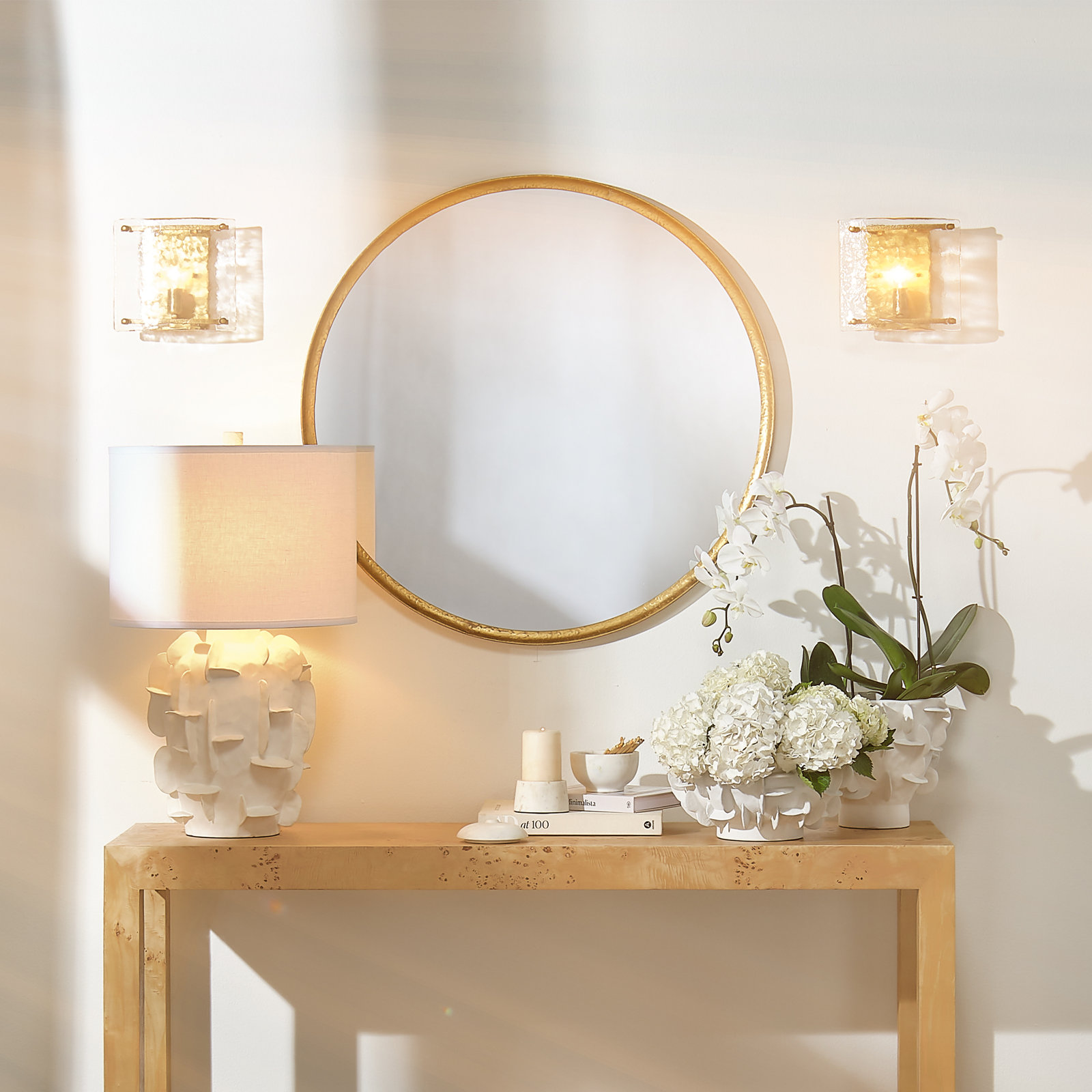 Refined 36" Accent Mirror, Gold