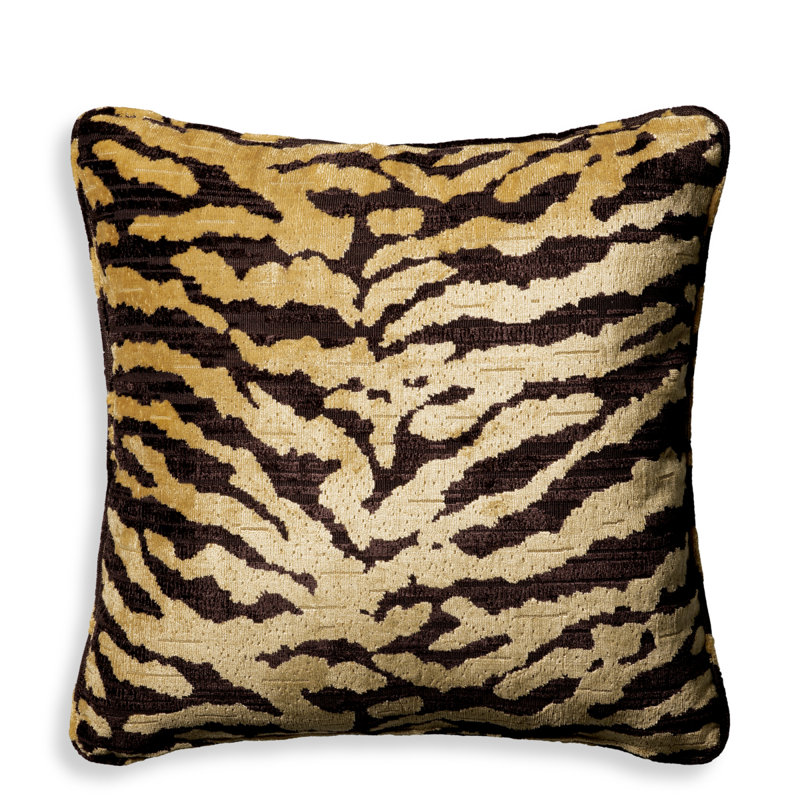 Tigris Square Pillow Cover & Insert, Square 19.69"
