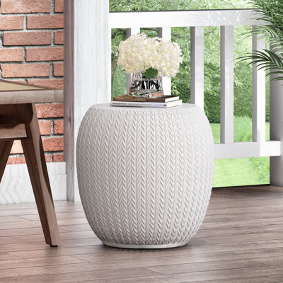 Atiim Outdoor Concrete Side Table