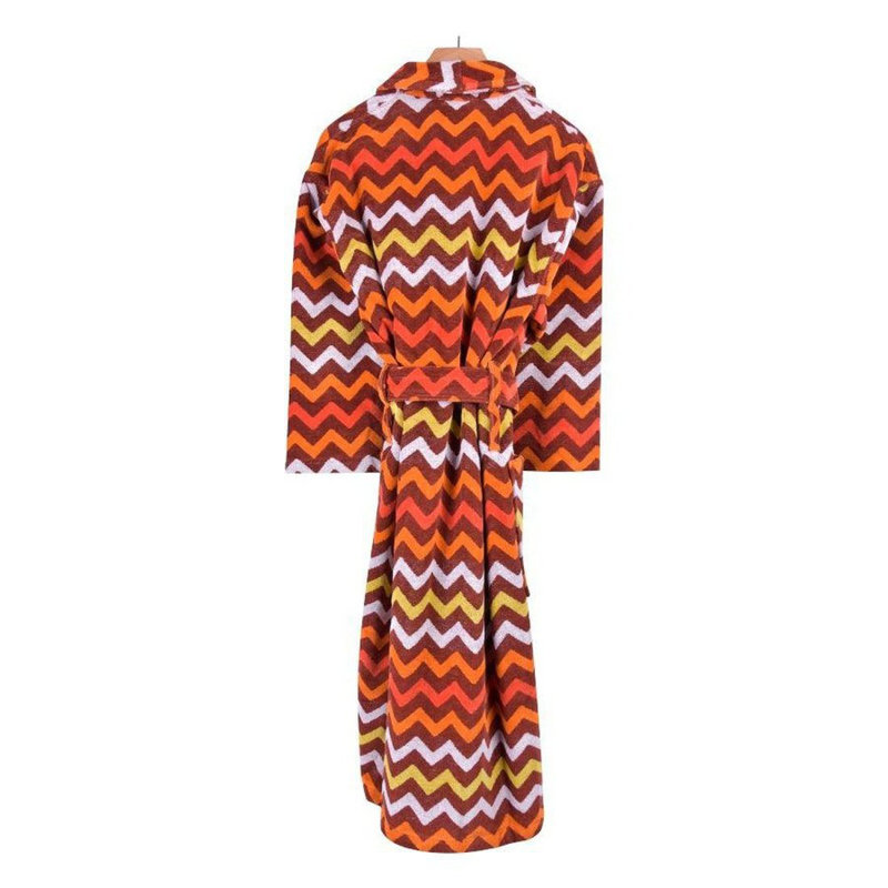 100% Cotton Mid-Calf Bathrobe with Pockets, S