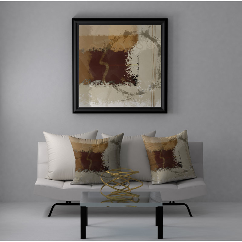 Reversible Throw Pillow, 18" x 18"