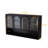 47.25" Four-Door Glass Wall Cabinet Storage, Wall-Mounted,Suitable For Kitchen, Living Room, Bathroom