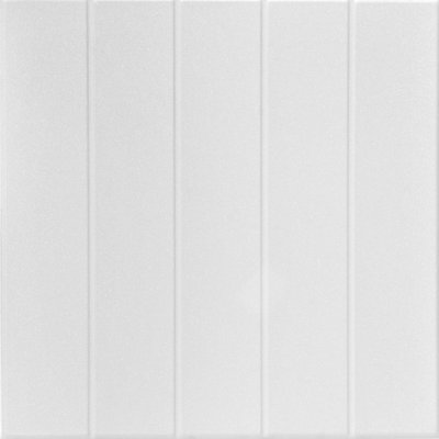 Bead Board 1.6 ft. x 1.6 ft. Polystyrene Glue-up Ceiling Tile