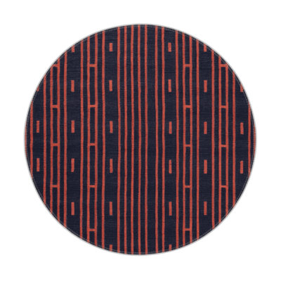 Tapis mauve intérieur et extérieur Trellis