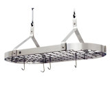 USA Handcrafted Gourmet 32" Contemporary Rectangle Pot Rack