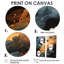 Grey And Orange Polar Radiance Smoke II - Abstract Wall Art 2-Pieces-1630758600-1630758603-1630758602