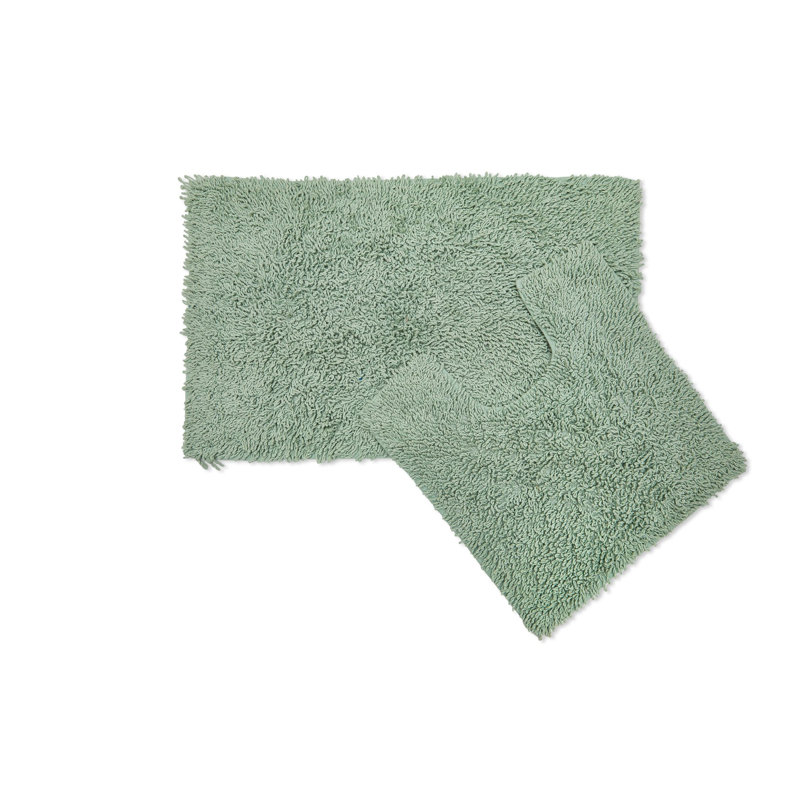 Delphinia Non-Slip Bathroom Set, Green
