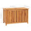 META 90 cm W 160 L Teak Solid Wood Deck Box in Brown