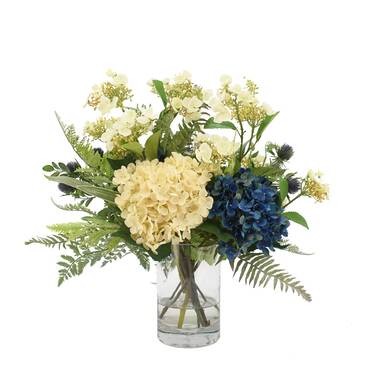 Primrue Floral Arrangement with Hydrangea, Heather and Ivy