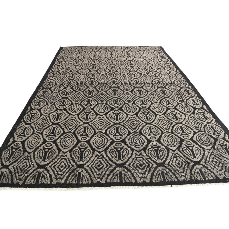 Tapis noir 9 x 12 Philip