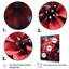 Caralie rose cramoisi harmonie II - imprimé-1281226895-1281226894