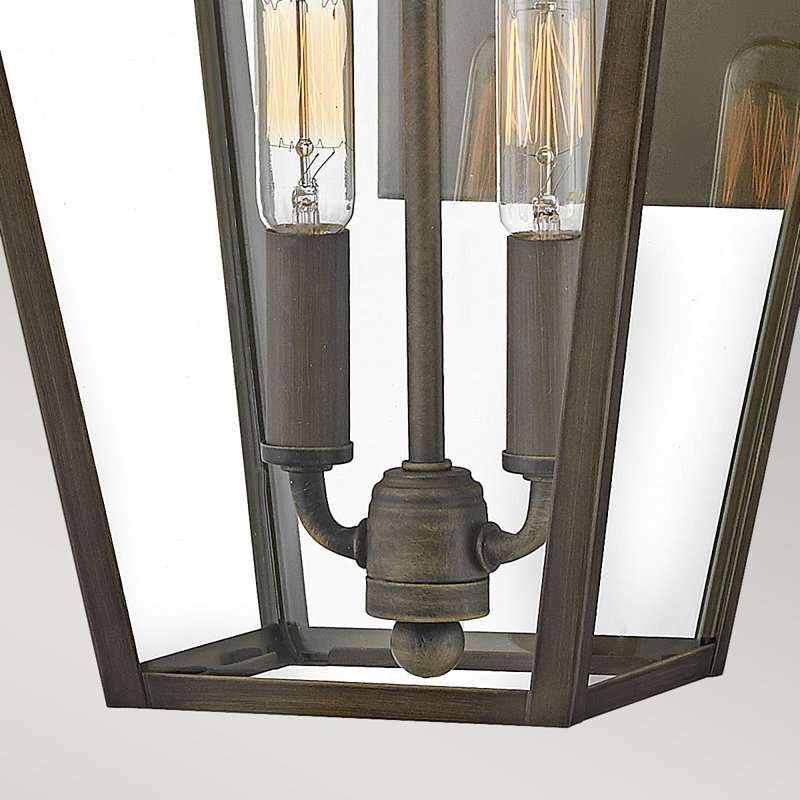 Colclough 45.7cm H Outdoor Wall Lantern, Burnished Bronze