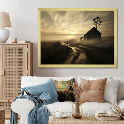 Wind Turbines Country Charm III sur toile