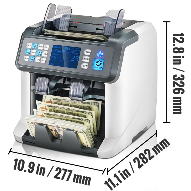 Money Counter Machine, Bill Counter with Mixed Denomination