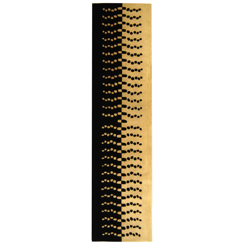 Tapis en laine touffeté à la main Rodeo Drive, Tapis de couloir 2 pi 6 po x 10 pi