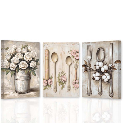 3 Piece Wrapped Canvas Print