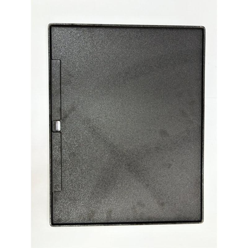 Plaque de cuisson carrée en fonte 18 po x 14 po réversible, plate et inégale, facile à entretenir, idéale pour le steak