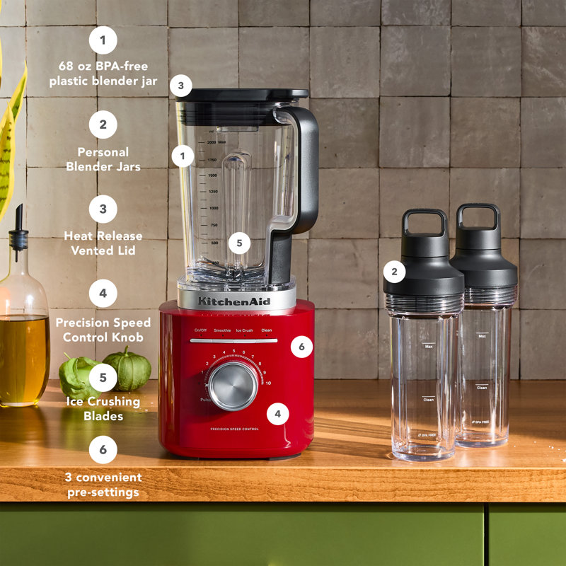 KitchenAid® Pure Power Blender with Personal Blending Jar