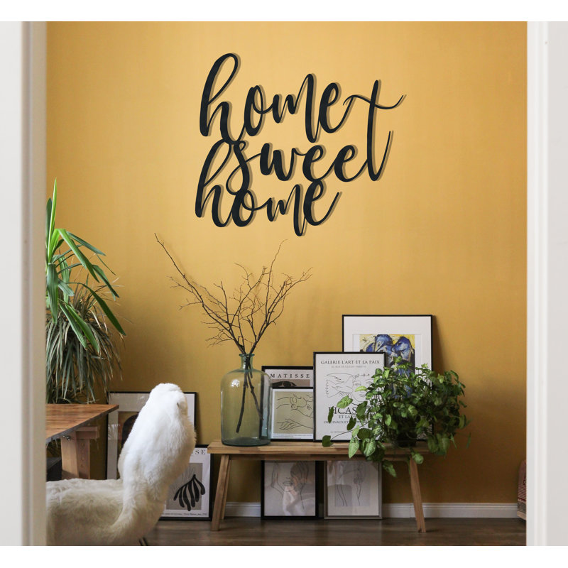 Sweet Home Cursive Wall Décor