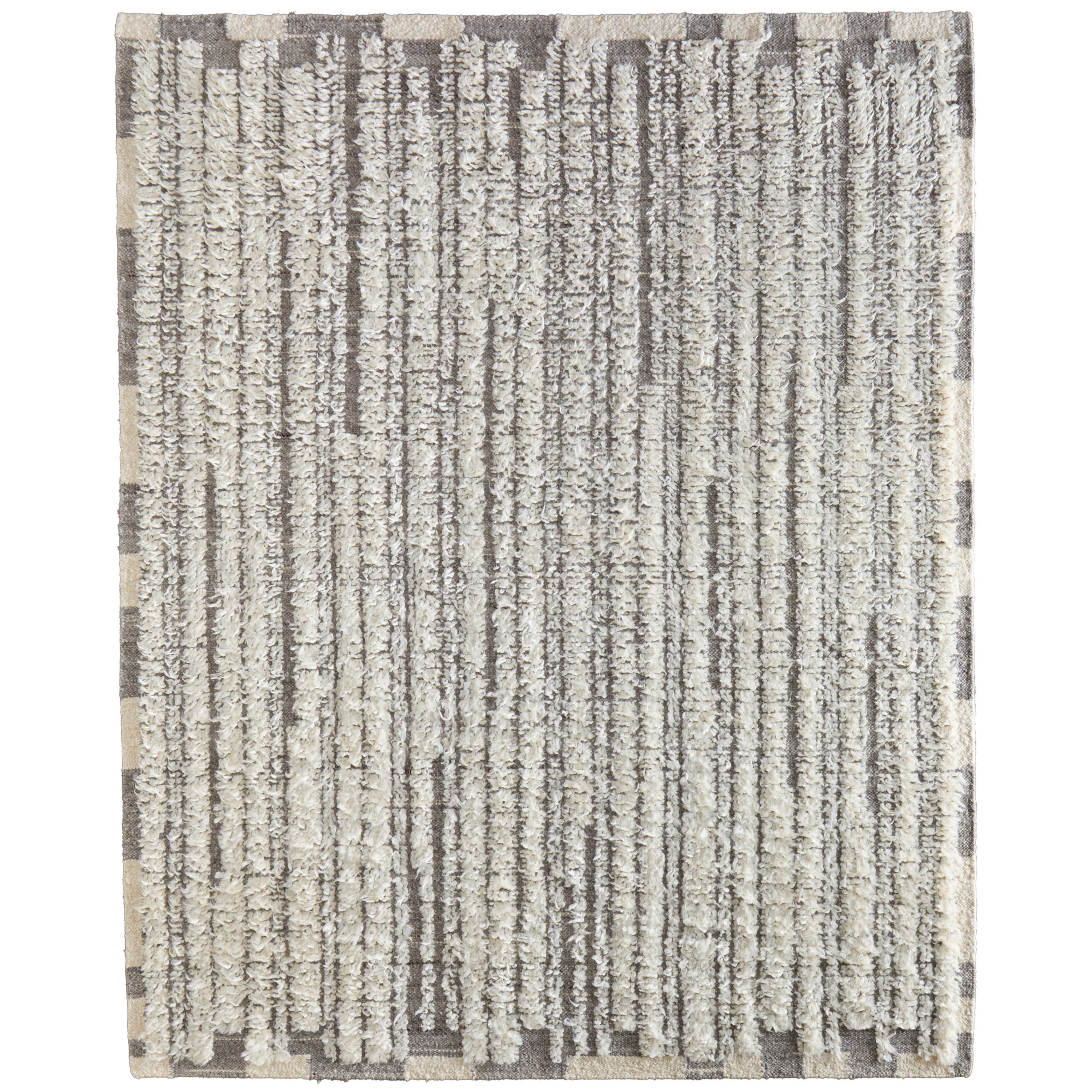 Jalaycia Handmade Wool Rug, Runner 2'6" x 10'