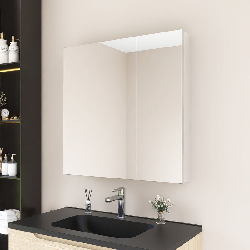 Pharmacie rectangulaire avec miroir, H 30 po x l 30 po x P 4,81 po