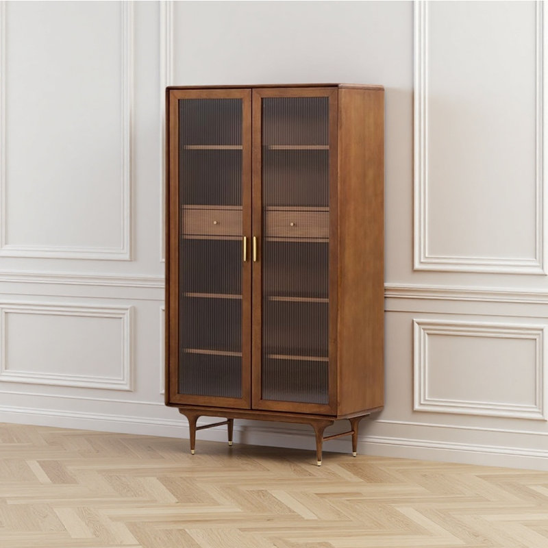Modern minimalist design style bookcase, Dark brown
