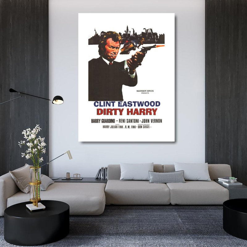 Dirty Harry, 48" H x 36" W