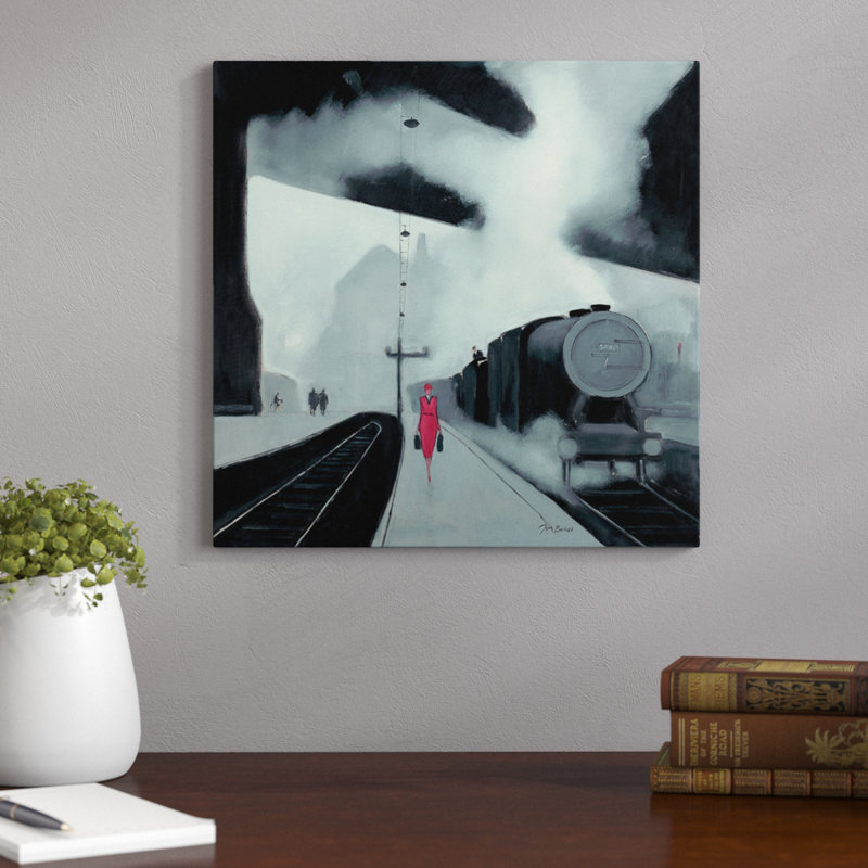 New Beginnings 1 Piece Wrapped Canvas Painting, 40cm H x 40cm W x 3.8cm D