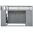 Loft Bed In Gray With Extensive Wardrobe Storage: Cabinets, Drawers, And Built-In Options Plentiful Storage Areas: Wardrobes, Drawers For Bedroom