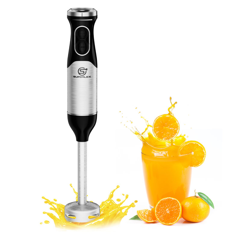 SUPERLEX 2 Speed Hand Immersion Blender with Travel Cup