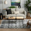 Melody Ivory Shag Moroccan Trellis Rug-39723773