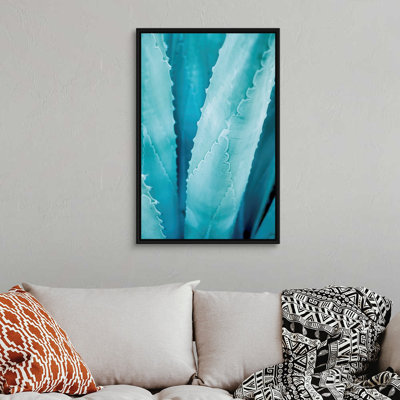 Art abstrait abstrait sur toile couleur Agava III